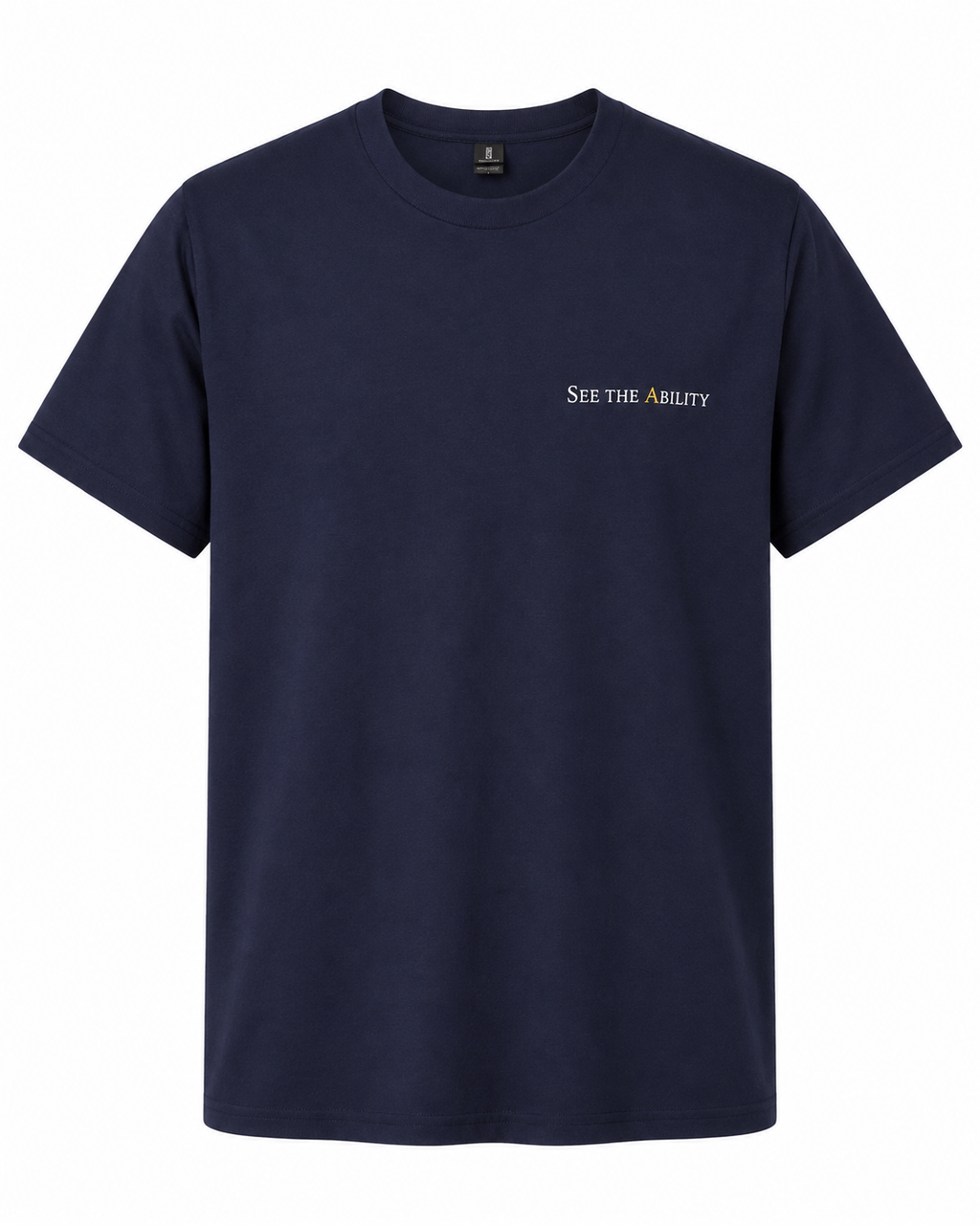 See The Ability™ Navy Logo Embroidery T-Shirt