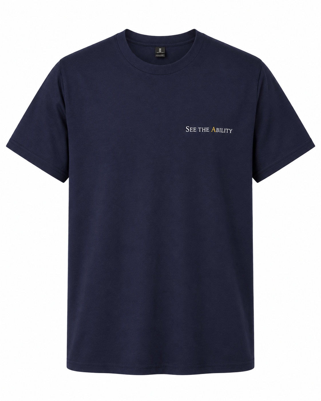 See The Ability™ Navy Logo Embroidery T-Shirt