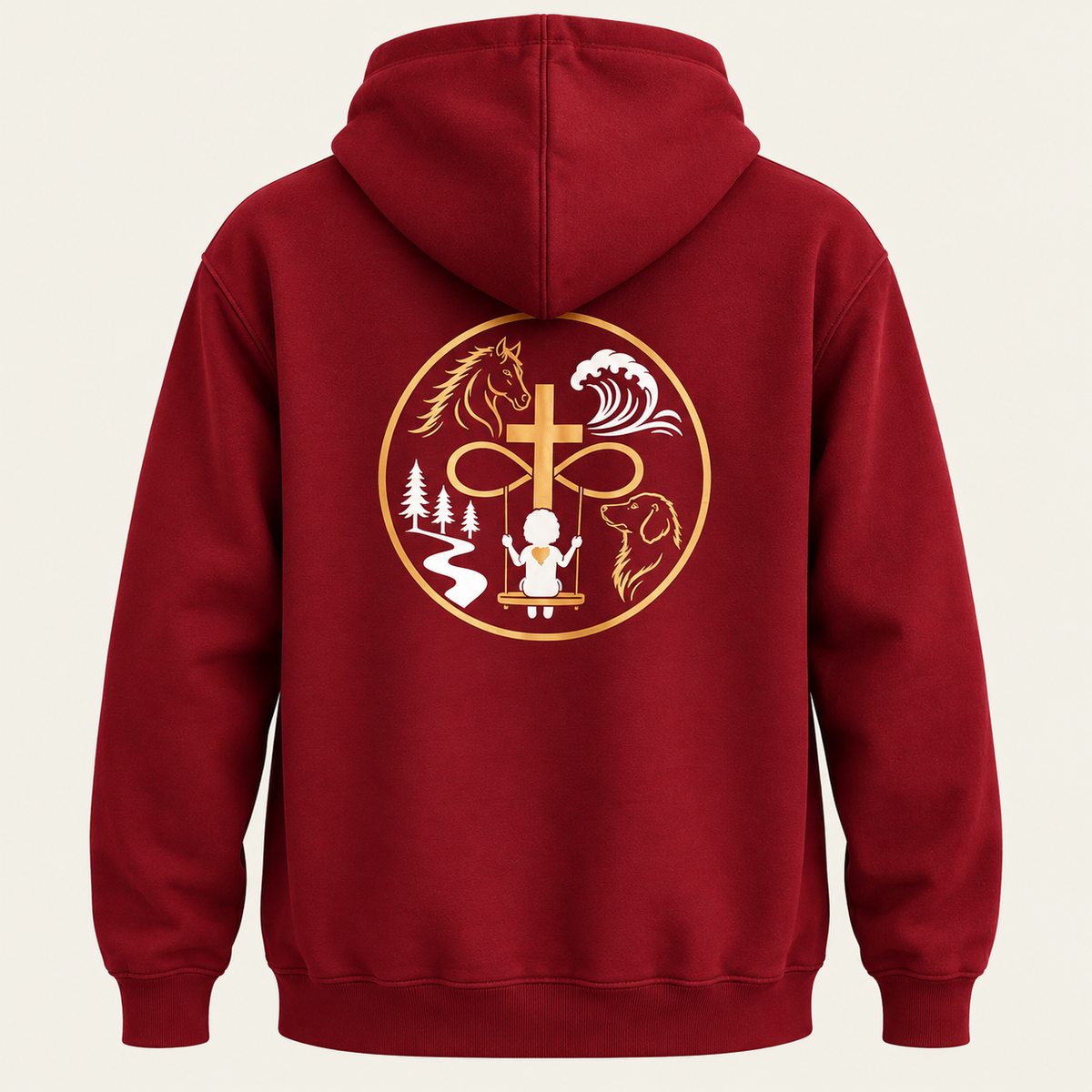 See The Ability™ Signature Burgundy Hoodie