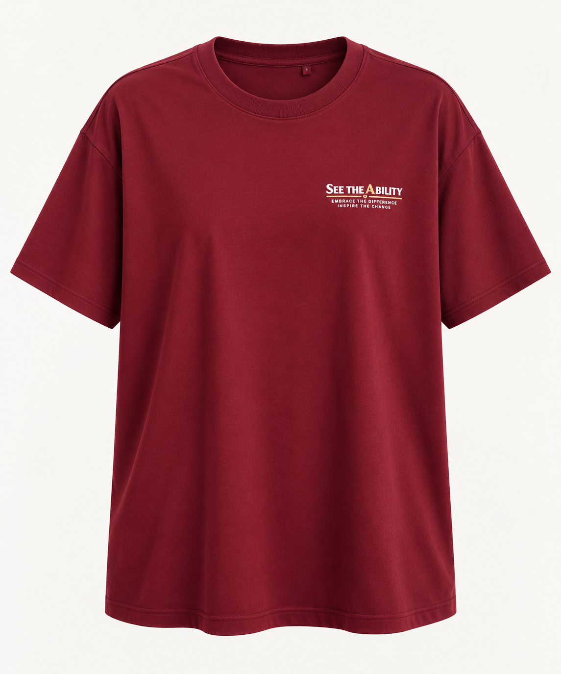 See The Ability™ Signature Burgundy T-Shirt