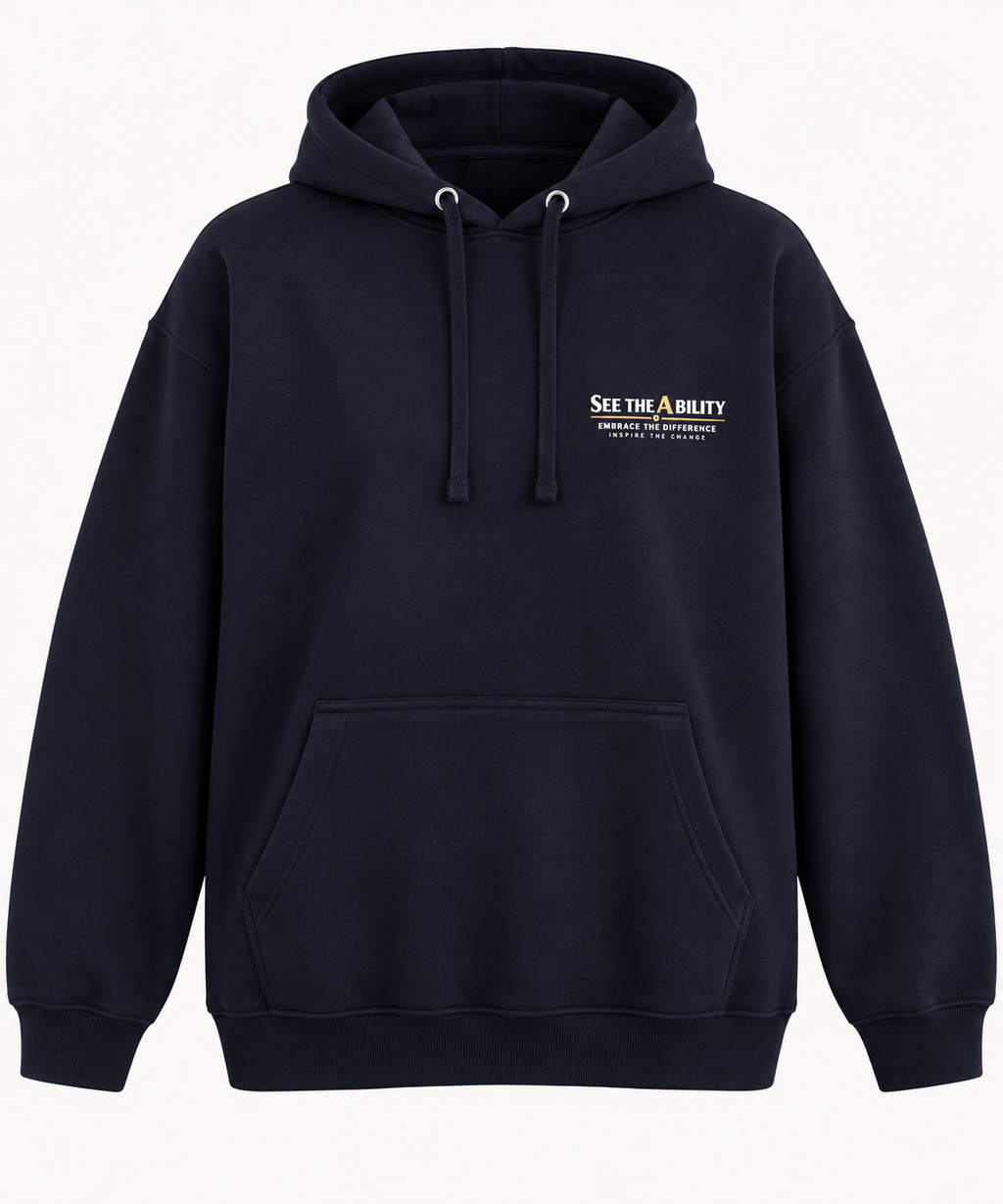 See The Ability™ Signature Navy Hoodie