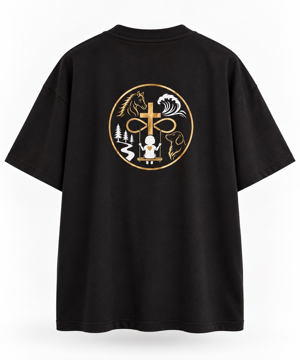 STA Different Paths Premium Oversized T-Shirt – Black